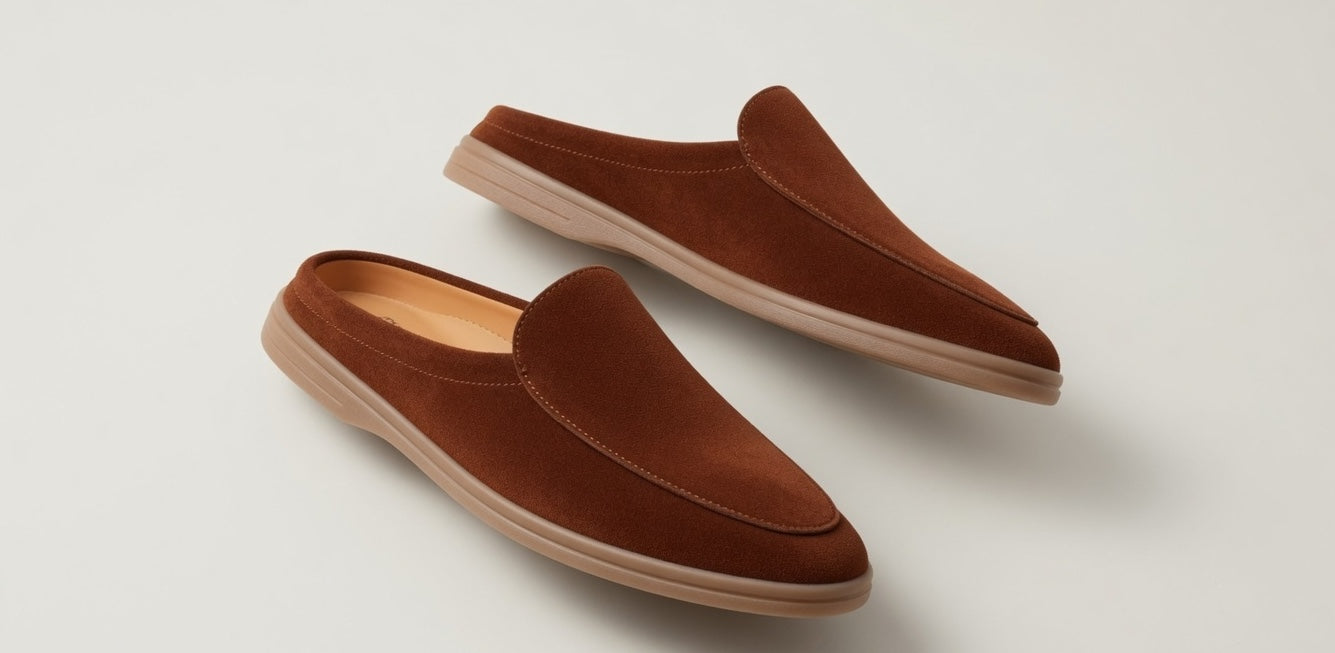 SIENNA BROWN | SUEDE LEATHER MULE
