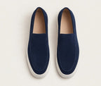 VELATO NAVY | SUEDE LEATHER SLIP ON LOAFER