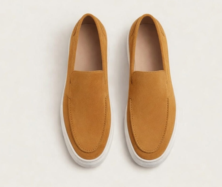 VELATO TAN | SUEDE LEATHER SLIP ON LOAFER
