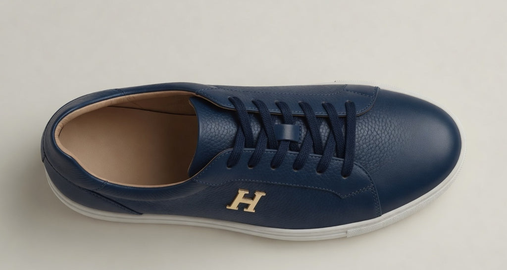 DALSTON NAVY | CLASSIC LEATHER SNEAKER