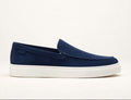 VELATO NAVY | SUEDE LEATHER SLIP ON LOAFER