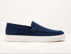 VELATO NAVY | SUEDE LEATHER SLIP ON LOAFER