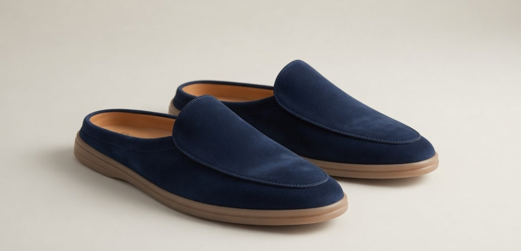 SIENNA NAVY | SUEDE LEATHER MULE