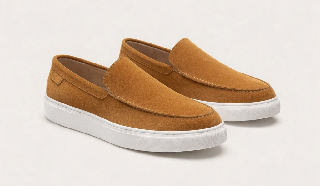 VELATO TAN | SUEDE LEATHER SLIP ON LOAFER
