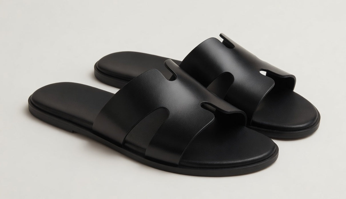 NERO BLACK | LEATHER SANDAL
